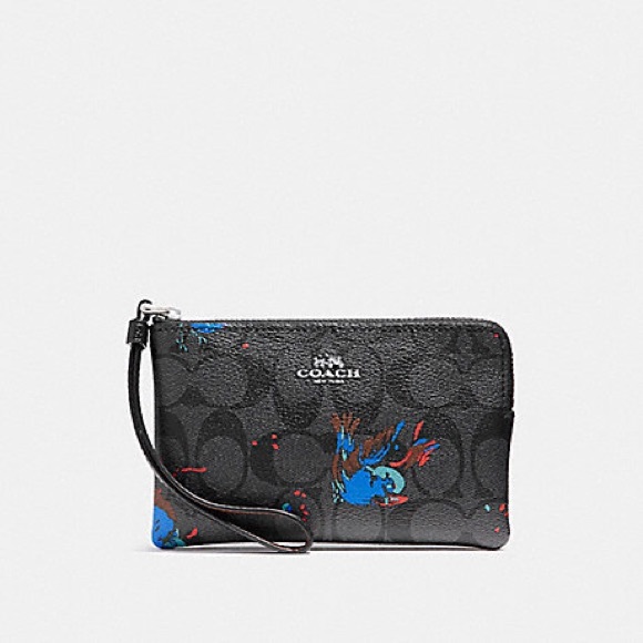 Coach Handbags - NWT Coach gorgeous bird wristlet!!